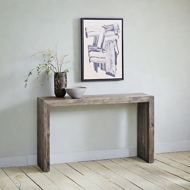 Console Modern Minimalist, H 32,28 po x l 55,12 po x P 11,81 po, Gris