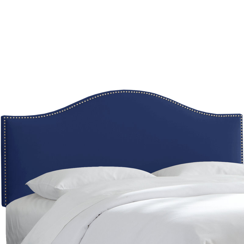  Upholstered Panel Headboard, Queen, Mystere Peacock