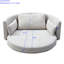 Chaise pliante, canapé en lin beige 3, se transforme en chaise longue et matelas pratique et moderne, canapé pour le salon, se transforme facilement en lit