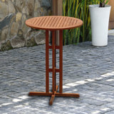 Table de bar rectangulaire en bois Rafael