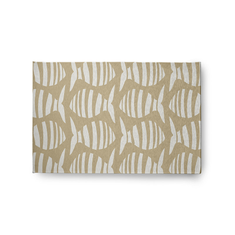 Marenisco Chenille Animal Print Indoor Rug, Rectangle 2' x 3'