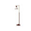 LAMPE DE SOL EN BOIS ET LAITON 60 "ARNO