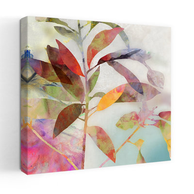 Charlotte I, art abstrait de paysage éthéré naturel