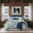 Provence Navy/White Standard Cotton Duvet Cover Set-60308542