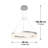Alayia 1 - Light Nickel LED Sphere Pendant