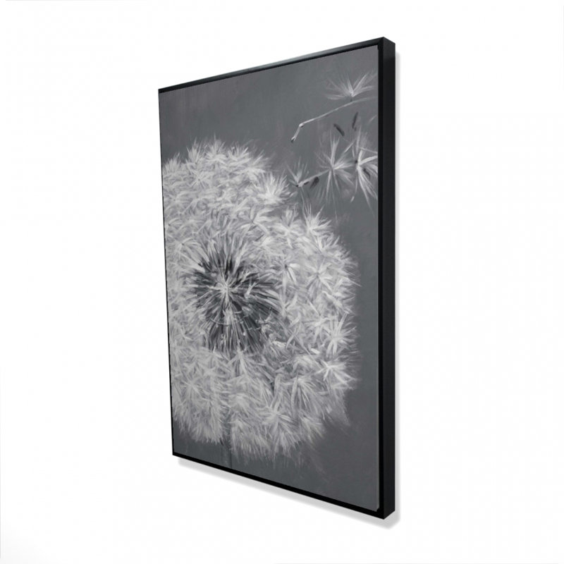 «Blowing Dandelion» sur toile, H 36 po x l 24 po