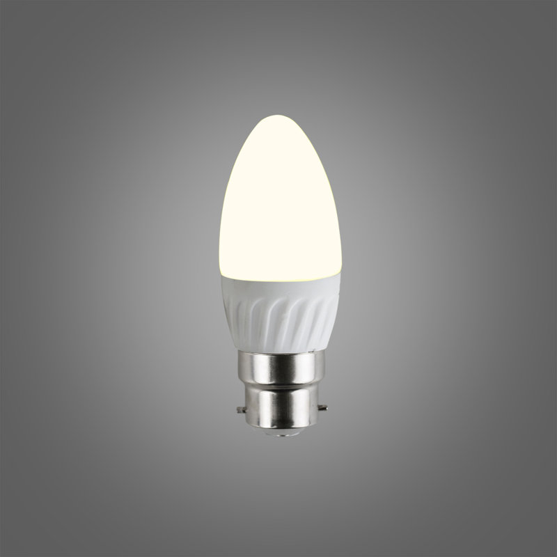 ArAgon 4W BC LED Candle Light Bulb, Warm White