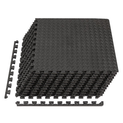 Interlocking Think Foam Exercise Flooring Mats, Home Gym And Play Area Flooring Mats