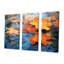 Ensemble de décoration murale Carwile - Feuilles-108459624-108459627