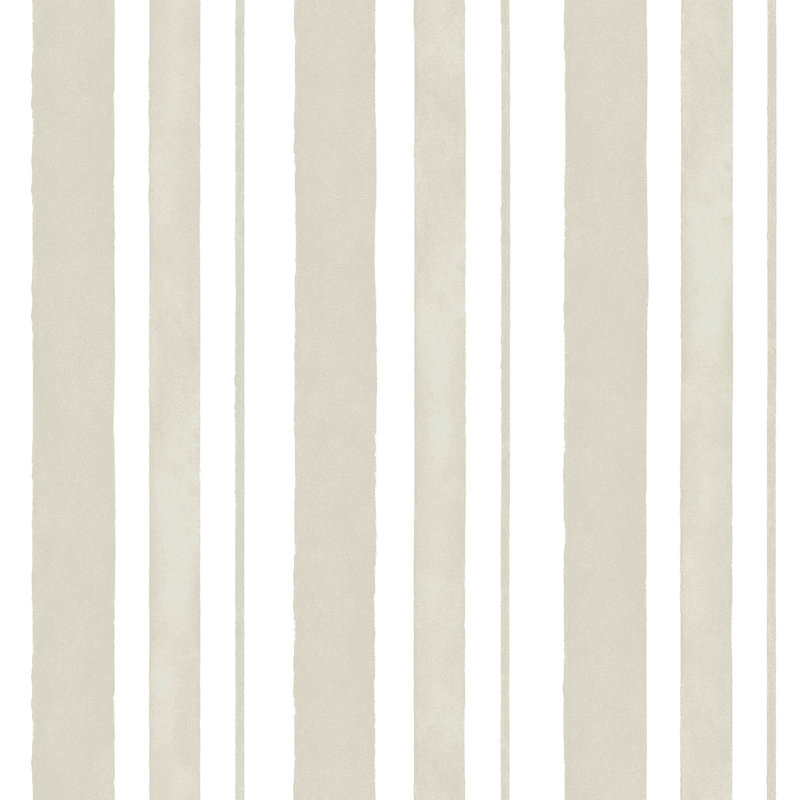  Papier peint à rayures aquarelle Arthur, Vert