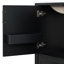 Petit meuble-lavabo compact en bois