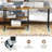 360° Rotating Sofa Side Table With 2-Tier Storage Shelves-769215667