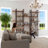 17 Stories Walnut Color Display Bookcase