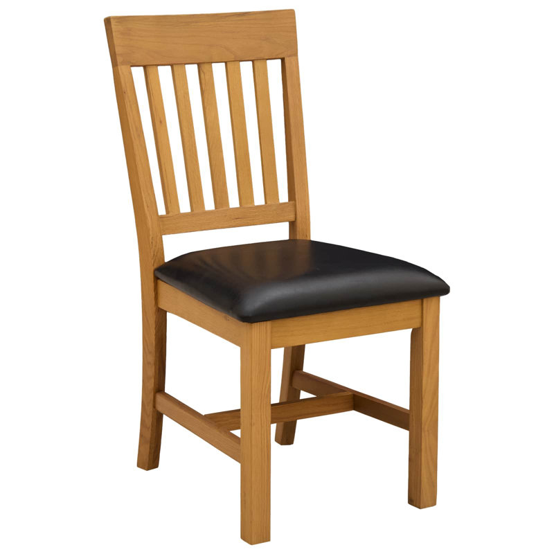 Side Chair in Black, Black