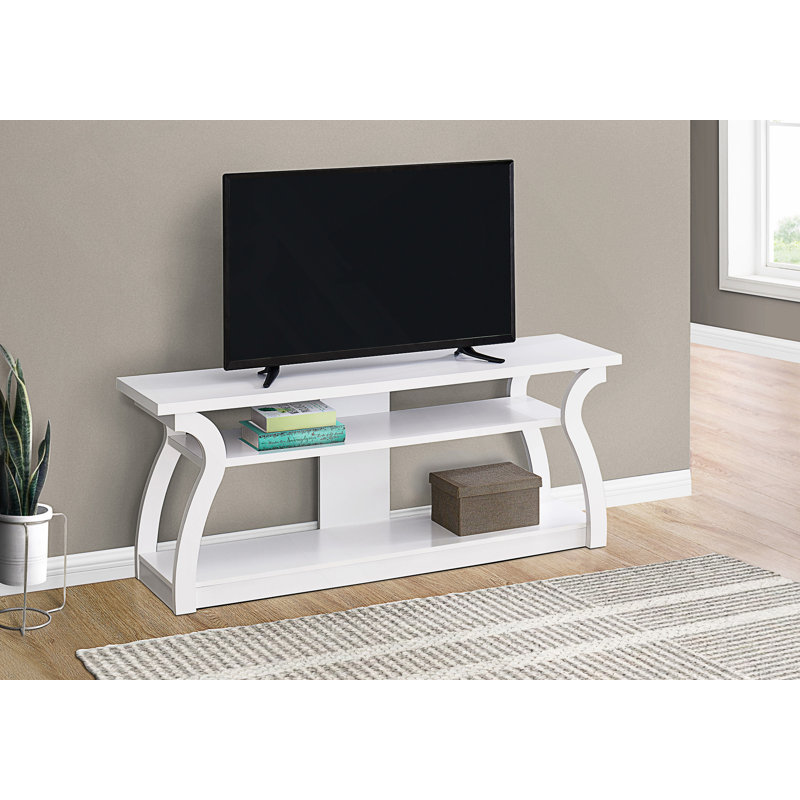 Shavonta Unfinished TV Stand for TVs up to 60", White