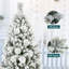 Arbre de Noël artificiel enneigé-277740760