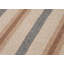 Tapis à rayures réversibles en mélange de laine bleu / brun / beige clair Chung-1679773023