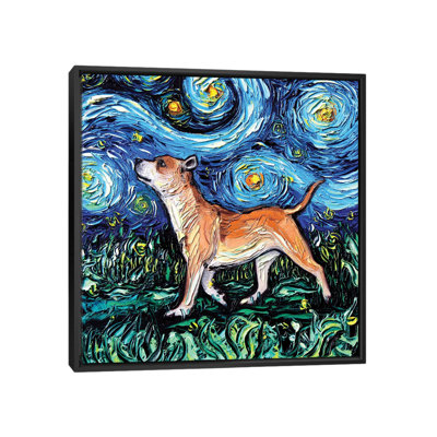 " Staffordshire Bull Terrier Night " by Aja Trier