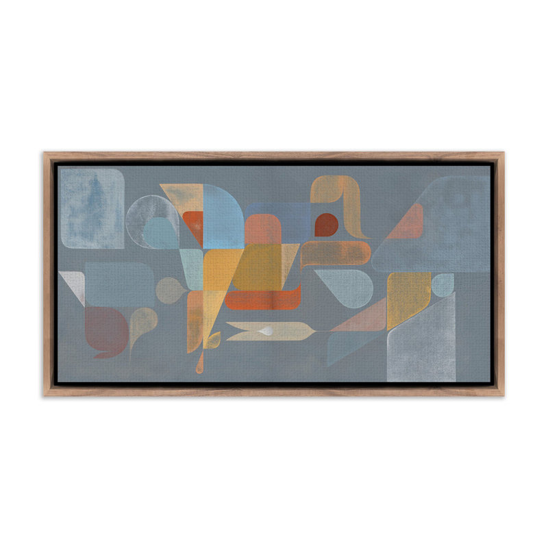 Estas Libre by Greg Gove, Brown Canvas Floater Framed, 25" H x 48" W x 2" D