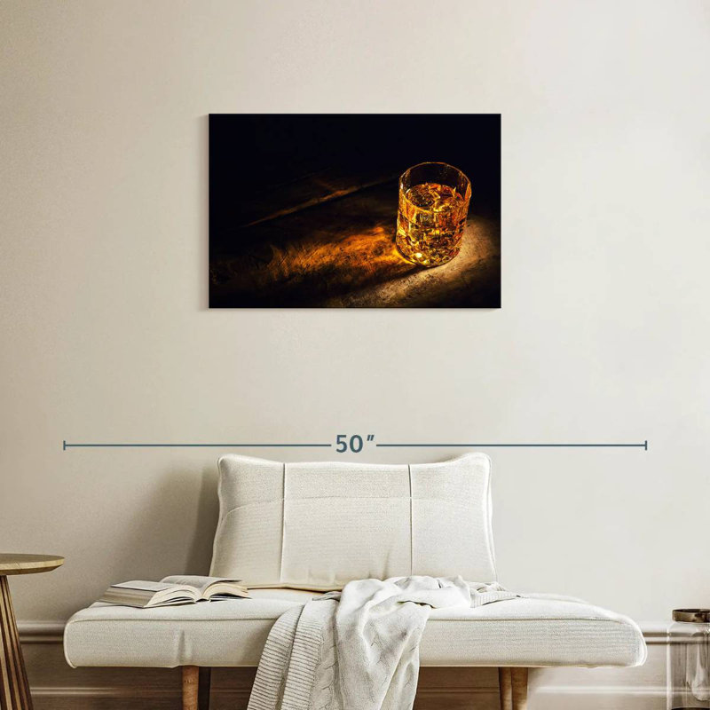 Yarlin Golden Whisky, H 20 po x l 30 po