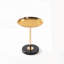Table d'appoint réglable 2P, petite table à thé Martini, table de bout à piédestal décoratif en marbre pour présentation et rangement