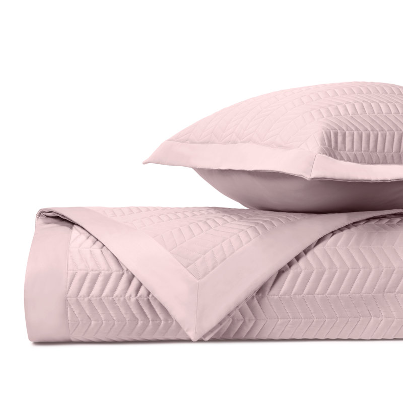 Chester Quilted Sateen Coverlet Set, Incenso Lavender, Twin Coverlet + 1 Standard Sham 