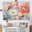 «Sea Anemone Pastel Elegant - Coastal Coral Under Water», ensemble d'art sur toile-107755902-107755907