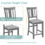 Dining Table Set, Wooden Dining Square Table Set  , Counter Height Kitchen Table Set With Square Table And  Upholstered Chairs  Small Space-121052620-121052621-121052623