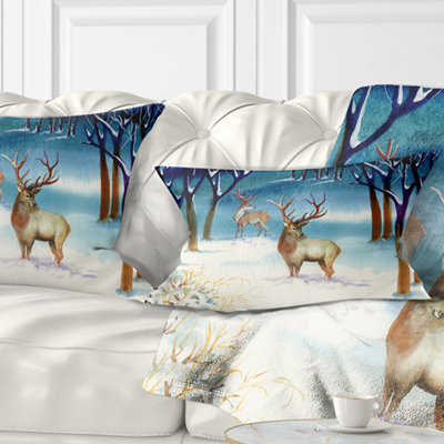 Landscape Reversible Throw Pillow