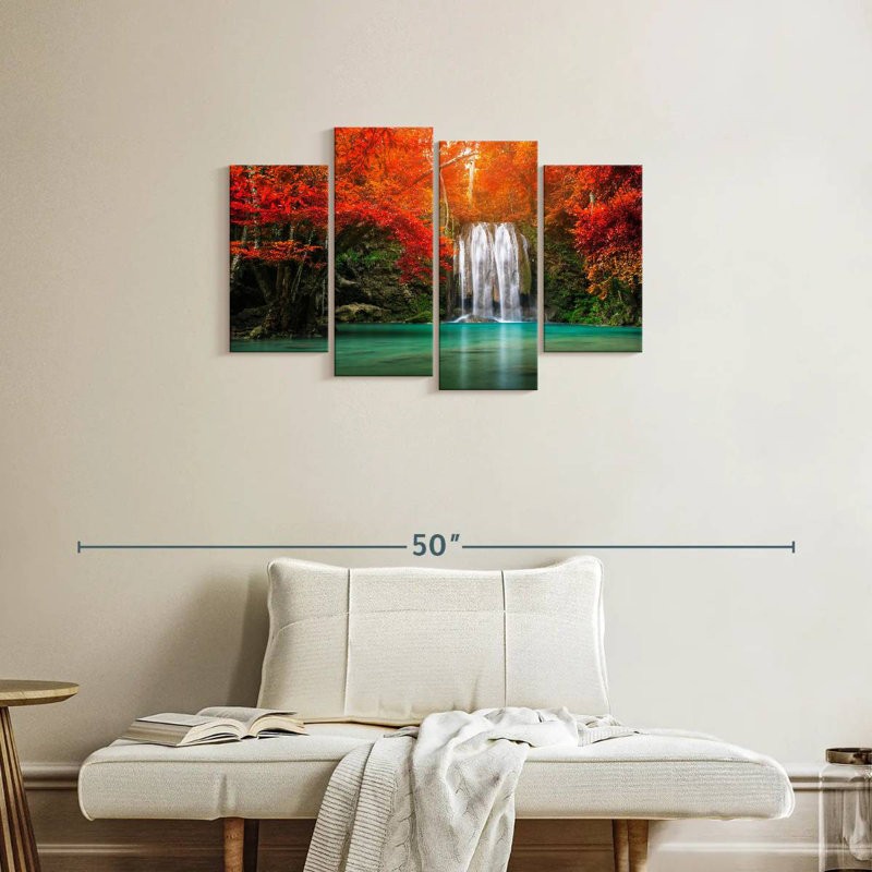 Alvord Erawan Falls en automne, H 22 po x l 36 po