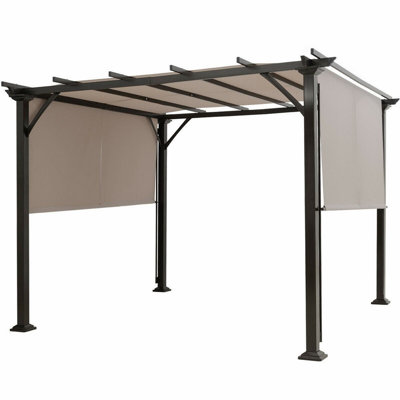 10 Ft. W X 10 Ft. D Steel Patio Gazebo