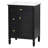 Modern Black Bathroom Vanity With Sink, Solid Wood And Mdf, Space-saving Design
