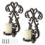 2 Piece Metal Wall Bath Sconce Set