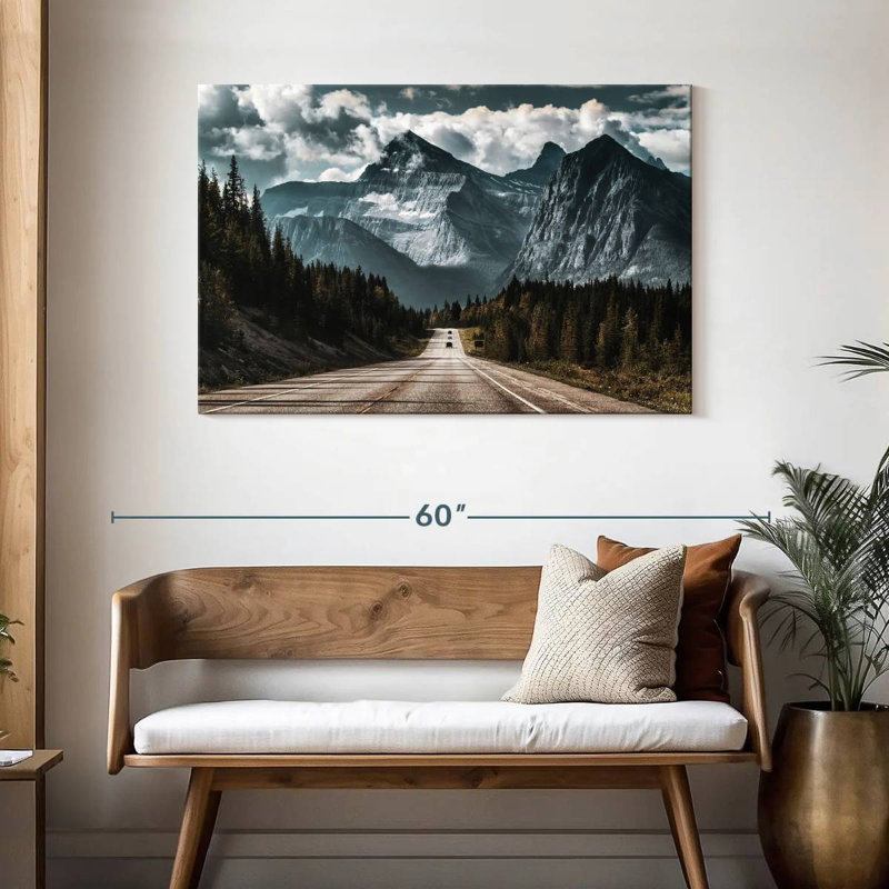 Mehar Great Mountains Road, 30" H x 45" W