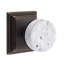Terrazzo Round Knob with Square Rosette-2146904141
