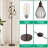 Majewski 3-Light 65.5" Tree Floor Lamp with bulbs included-280171857