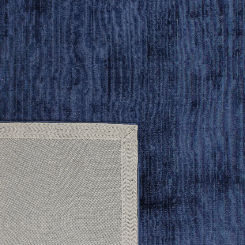 Lux Area Rug in Navy, Runner 2.6' x 12'