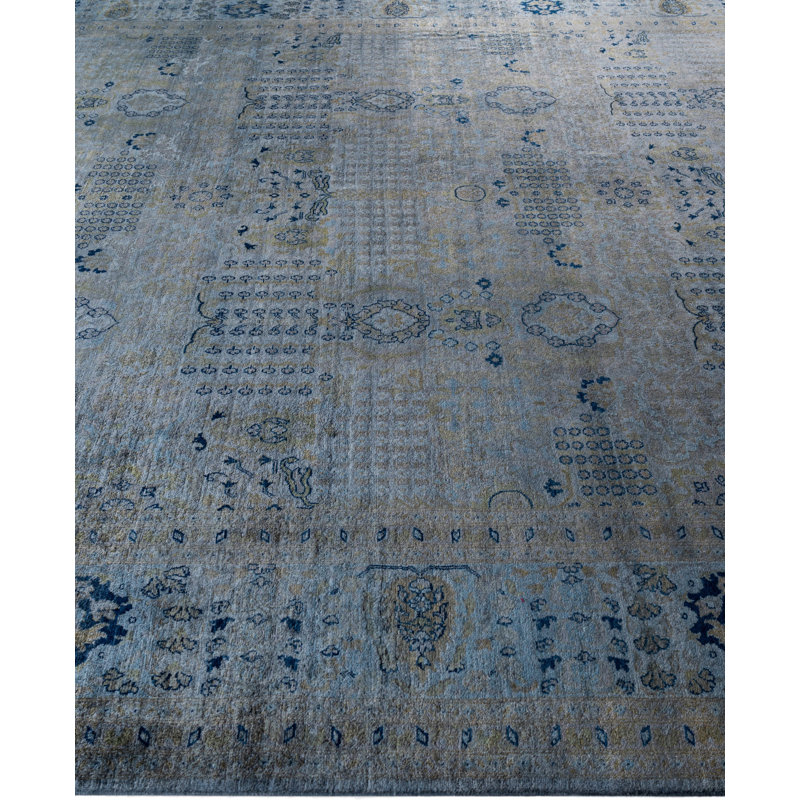 Overdyed One-of-a-Kind 8' 1" X 10' 3" Hand Knotted Area Rug