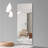 65"X 24" Inch Full Body Round Corner Mirror For Living Room Bedroom Cloakroom Wall Hanging With Hanging Hole High Quality 5Mm Silver Mirror Explosion-Proof Glass, Mirror