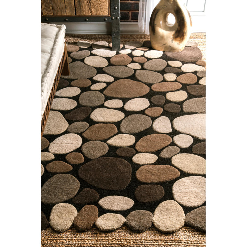 Mary Wool Flatweave Area Rug, Rectangle 152 x 244cm
