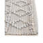 Tapis gris en jute / sisal tissé à la main-674098884