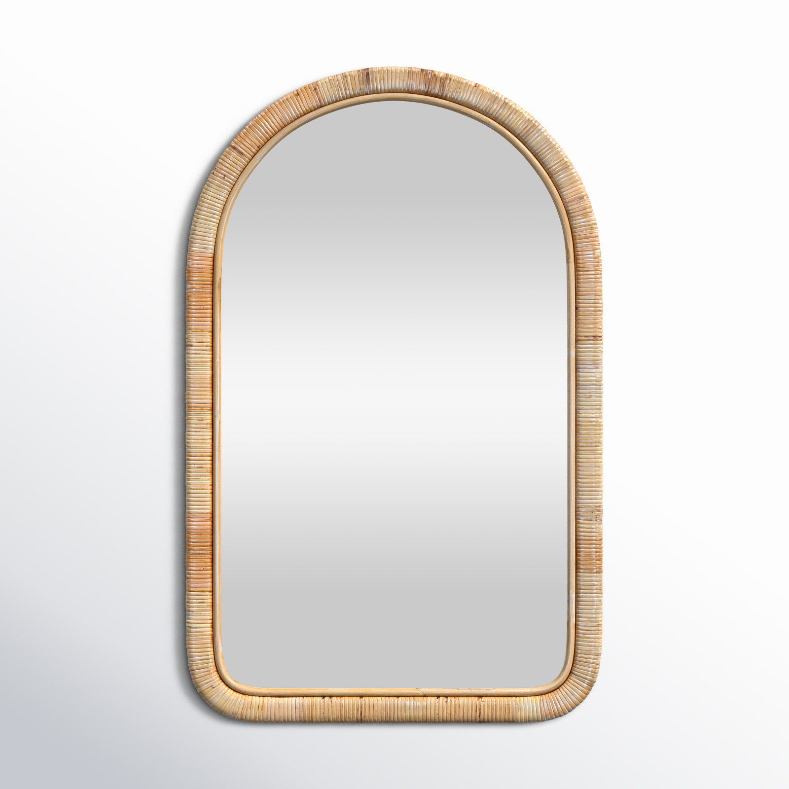 Birch Lane™ Izel Rattan Oval Wall Mirror & Reviews | Wayfair