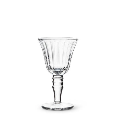 Verre à pied optique évasé