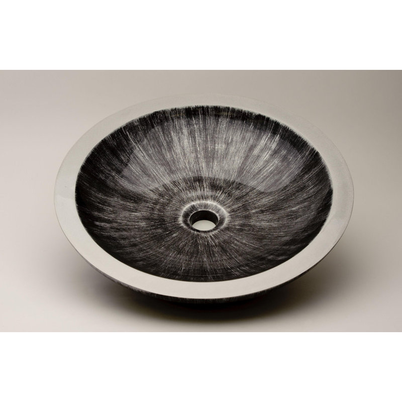 19.7'' L Bathroom Sink, Black Silver