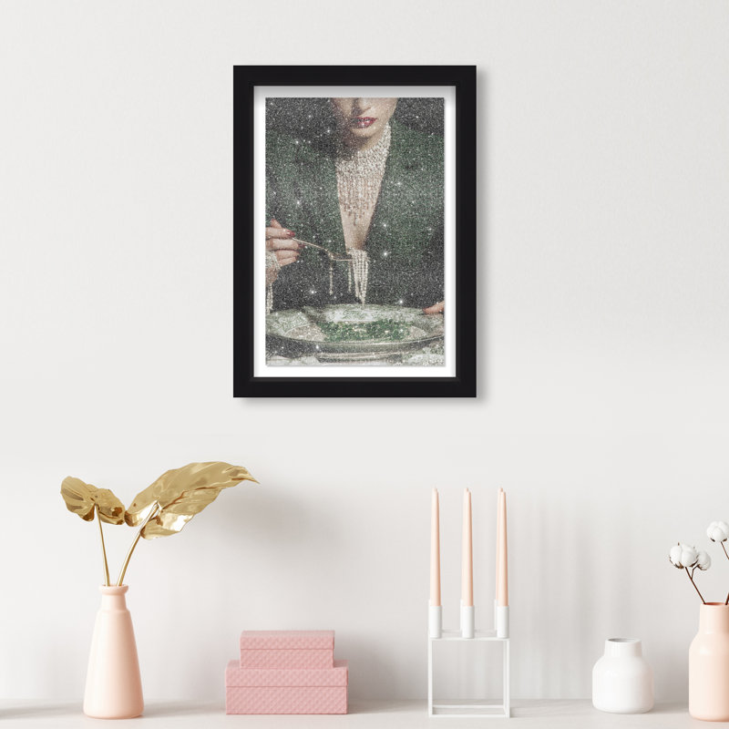 Forest Feast Print by Oliver Gal, 31.5"H x 21.5"W, Black Shadowbox