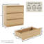 Cunha 70 cm W Chest of 3 Drawers-1356309649