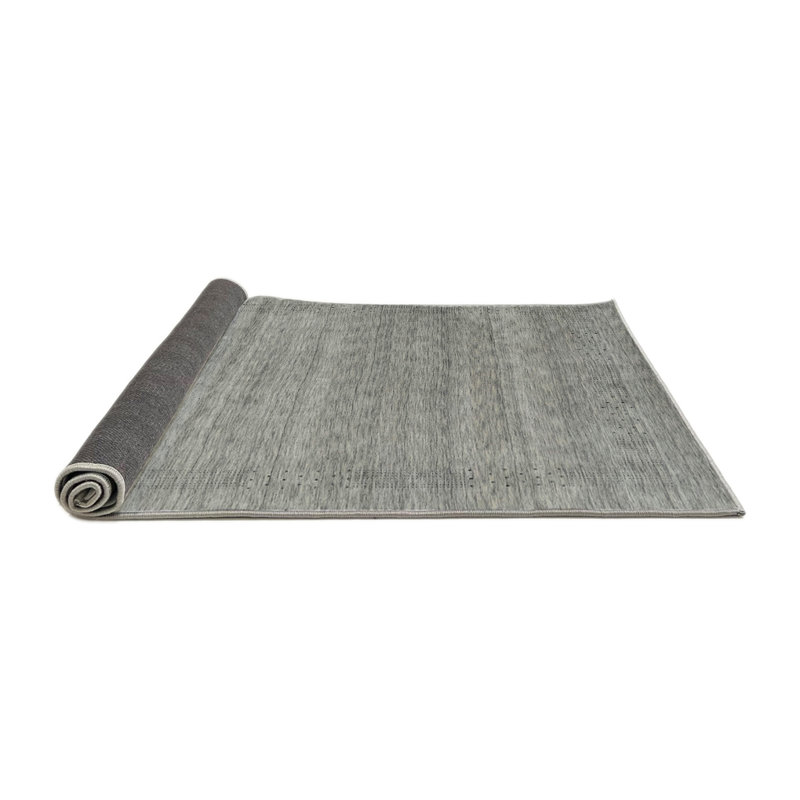 Tapis contemporain gris, Rond 3 pi