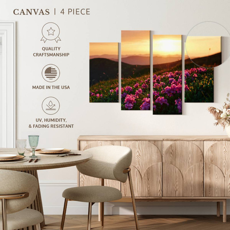 Alvord Carpathian Wildflowers, 48" H x 75" W