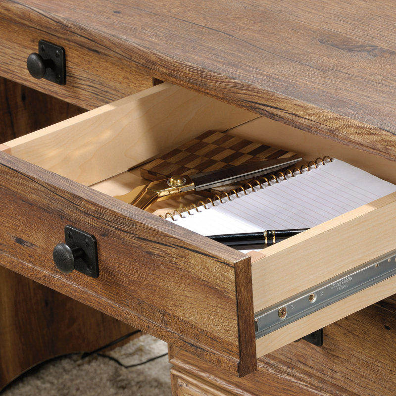 Executive Desk, Vintage Oak/Vintage Oak