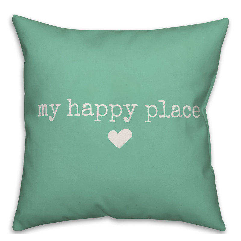Outdoor Throw Pillow, Mint Green, 18" x 18"